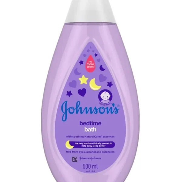 شامپو سر و بدن آرامش بخش بنفش جانسون 500 میل Johnsons